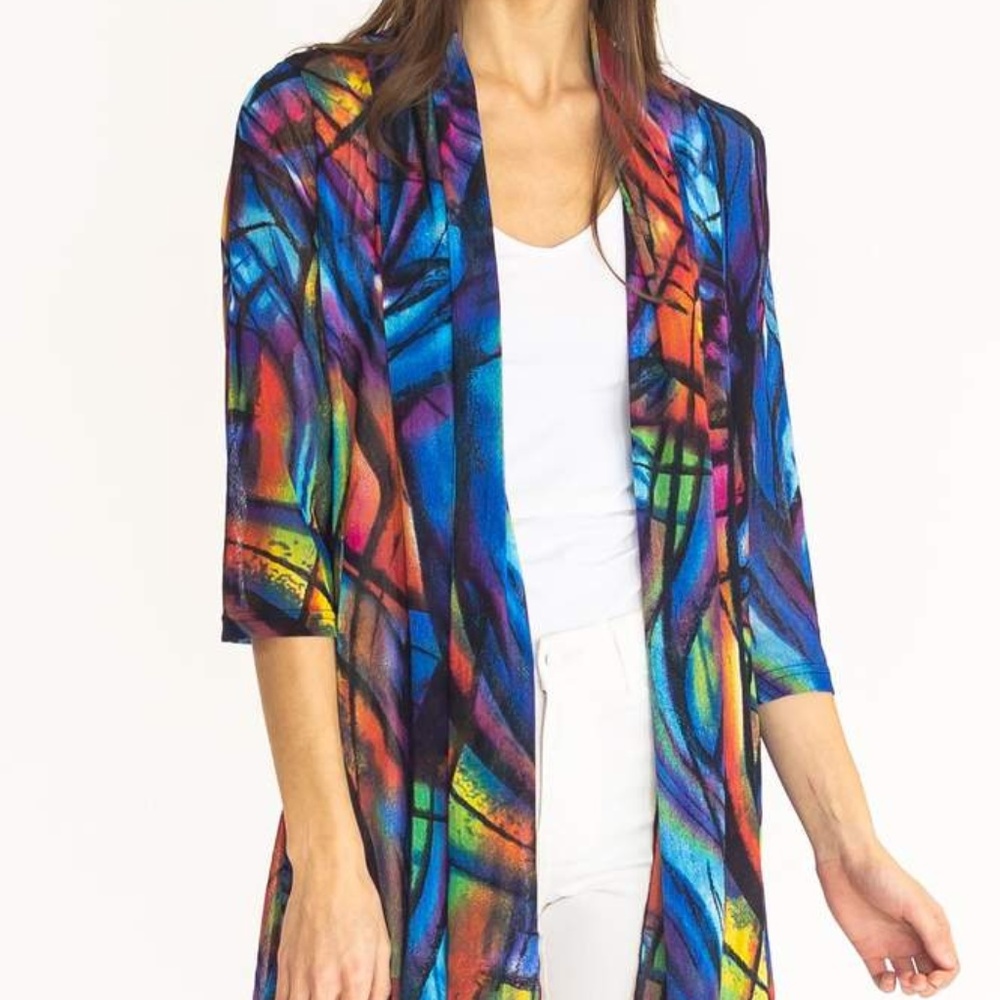Printed Cardigan